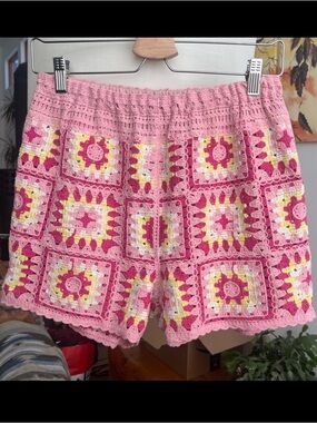 NWT Vintage Style Crochet Shorts